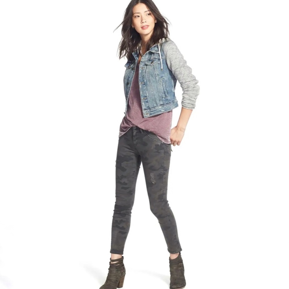 Hudson Camo Collin Ankle Skinny Jeans - Picture 4 of 11